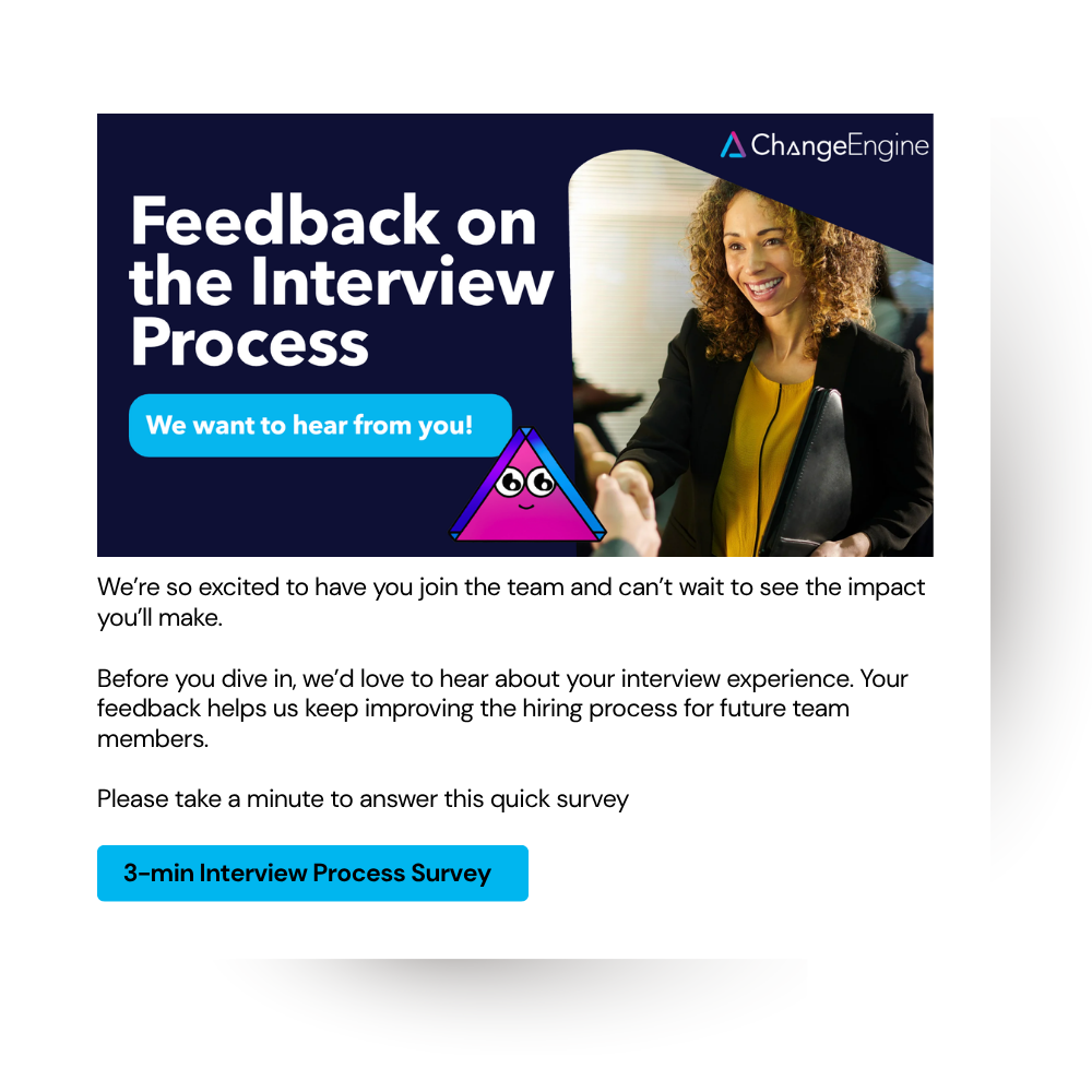 Feedback on the Interview Process email